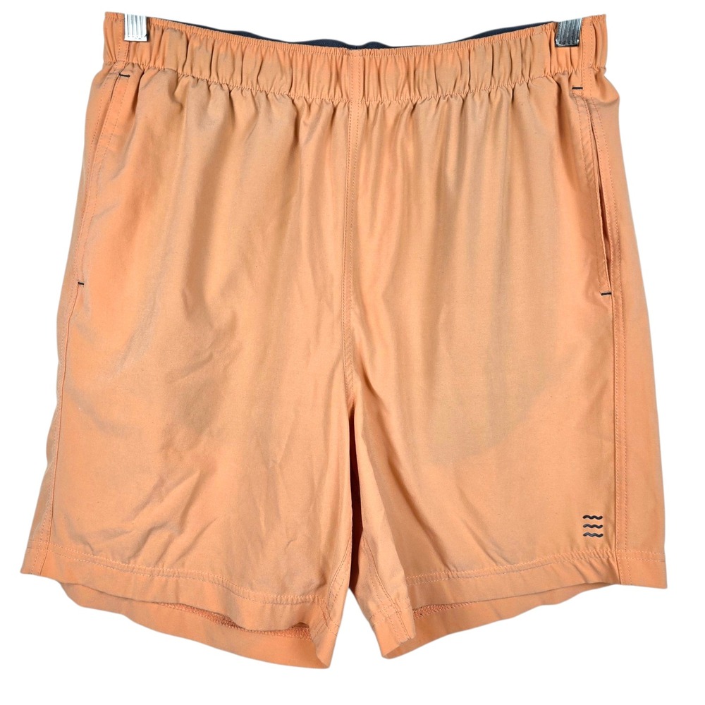 Free Fly Mens Breeze Shorts Orange Medium 5.5" Athletic Running Gym Shorts